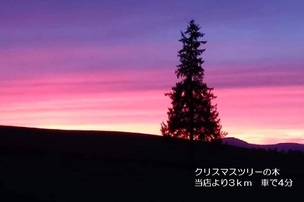 カフェロッジ Touch Wood Biei Eksteriør billede