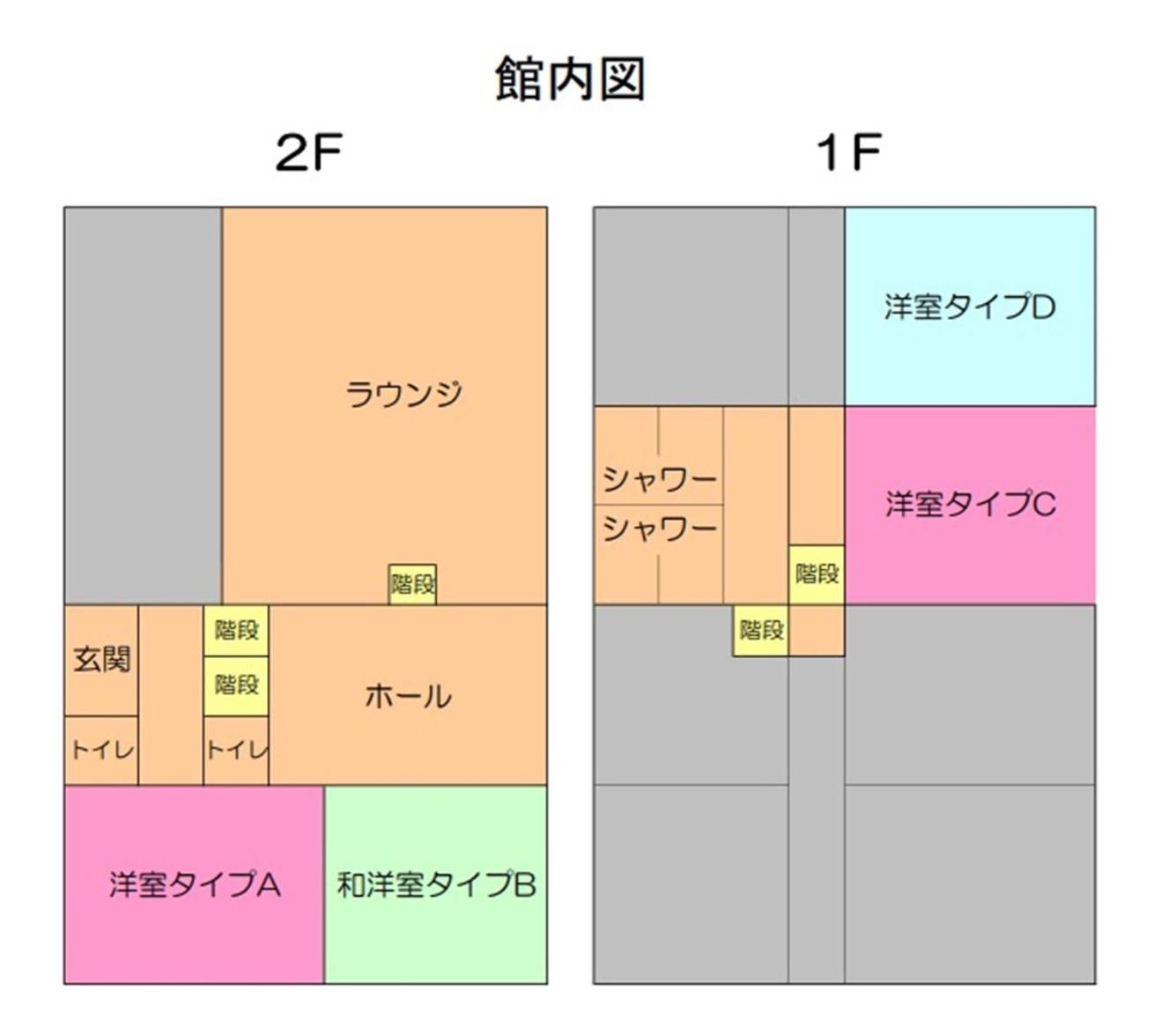カフェロッジ Touch Wood Biei Værelse billede